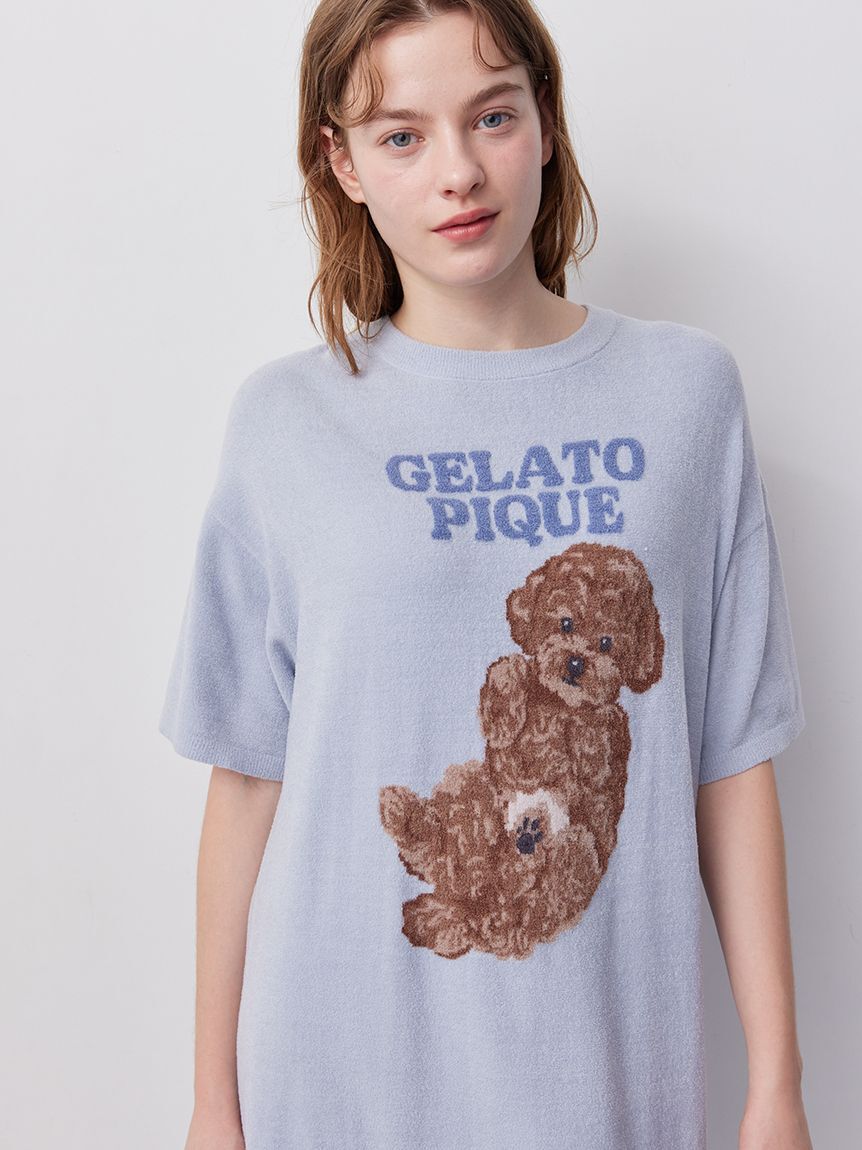 gelato pique「ドッグジャガードワンピース」|ルームウェア|