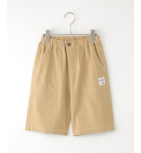 ikka kids「さらっとイージーハーフパンツ（120~160cm）」|その他|ベージュ