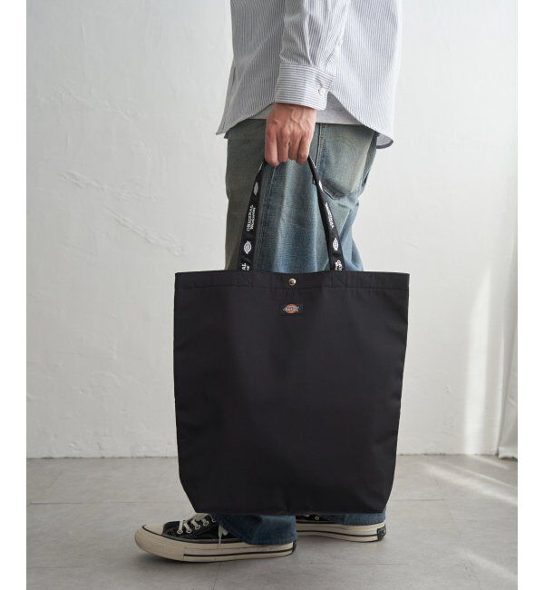 ikka「Dickies ディッキーズ ロゴテープトートバッグ」|その他|ブラック