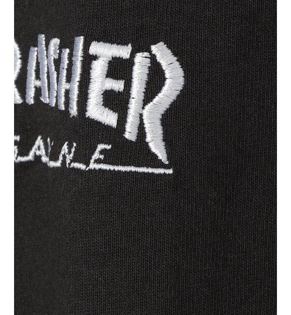 VENCE share style「THRASHER スラッシャー ワンポイント刺繍Tシャツ」|Tシャツ・カットソー|