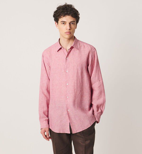 UNITED ARROWS「＜SOVEREIGN＞リネン ソリッド シャツ」|シャツ・ブラウス|