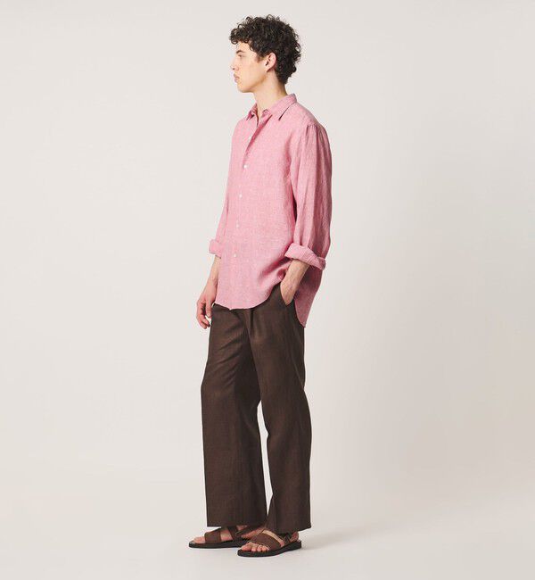 UNITED ARROWS「＜SOVEREIGN＞リネン ソリッド シャツ」|シャツ・ブラウス|
