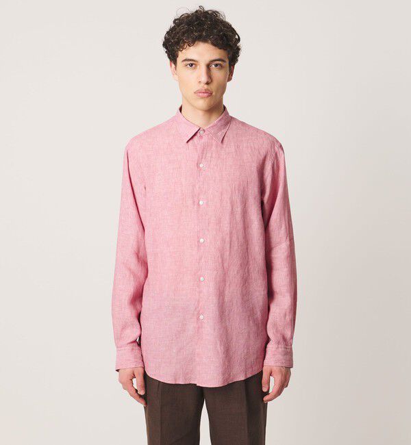 UNITED ARROWS「＜SOVEREIGN＞リネン ソリッド シャツ」|シャツ・ブラウス|