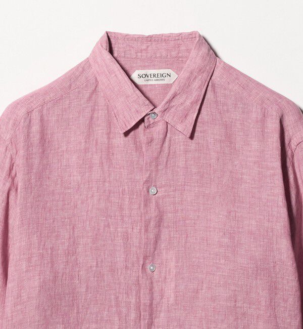 UNITED ARROWS「＜SOVEREIGN＞リネン ソリッド シャツ」|シャツ・ブラウス|