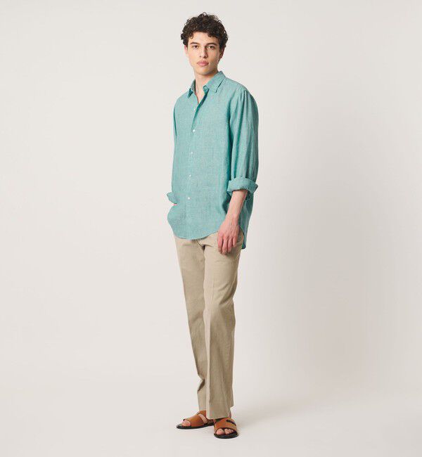 UNITED ARROWS「＜SOVEREIGN＞リネン ソリッド シャツ」|シャツ・ブラウス|