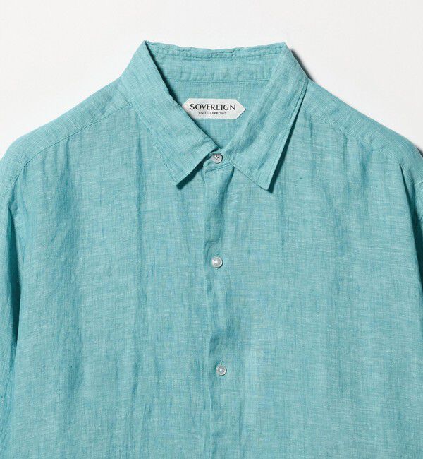 UNITED ARROWS「＜SOVEREIGN＞リネン ソリッド シャツ」|シャツ・ブラウス|