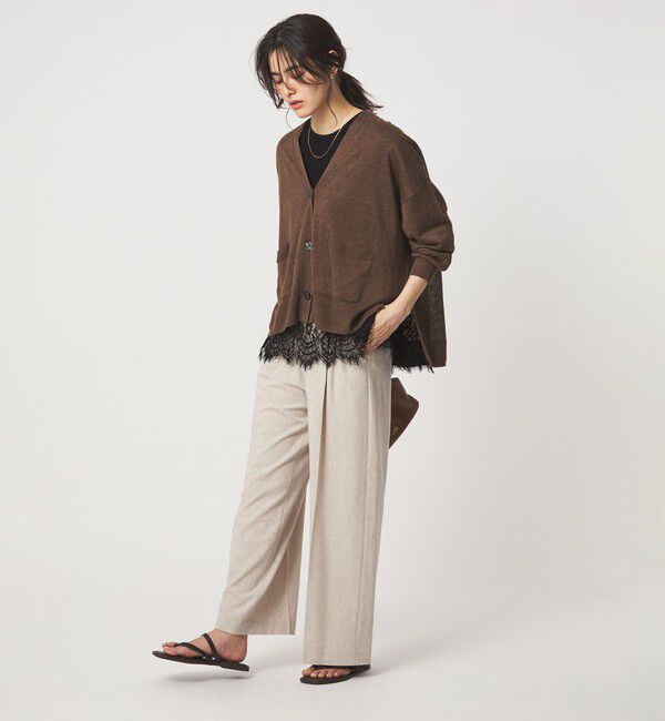 UNITED ARROWS green label relaxing「スソ レース プルオーバー カットソー」|Tシャツ・カットソー|