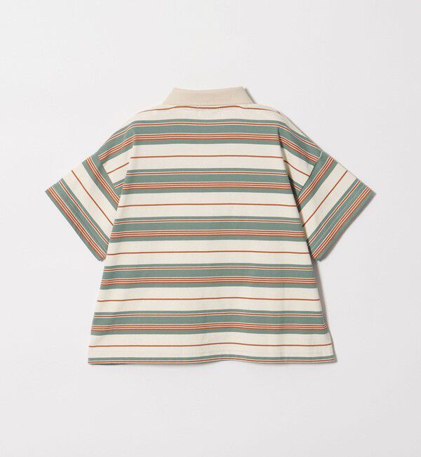 UNITED ARROWS green label relaxing「【スタメンシリーズ】ボーダー ポロシャツ  / キッズ  100cm-160cm」|Tシャツ・カットソー|