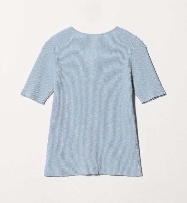 BEAUTY&YOUTH UNITED ARROWS「麻ブレンド スラブ フロントボタン ショートスリーブ カーディガン ウォッシャブル」|カーディガン|