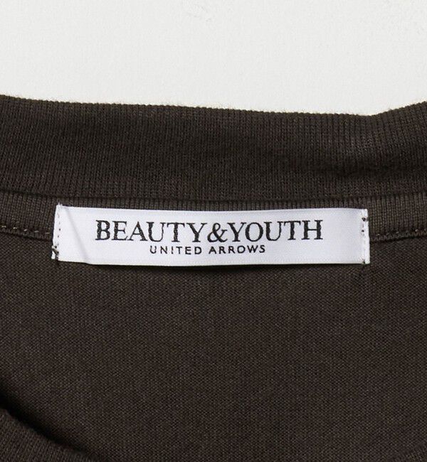 BEAUTY&YOUTH UNITED ARROWS「レースドッキング ショートスリーブ Tシャツ」|Tシャツ・カットソー|