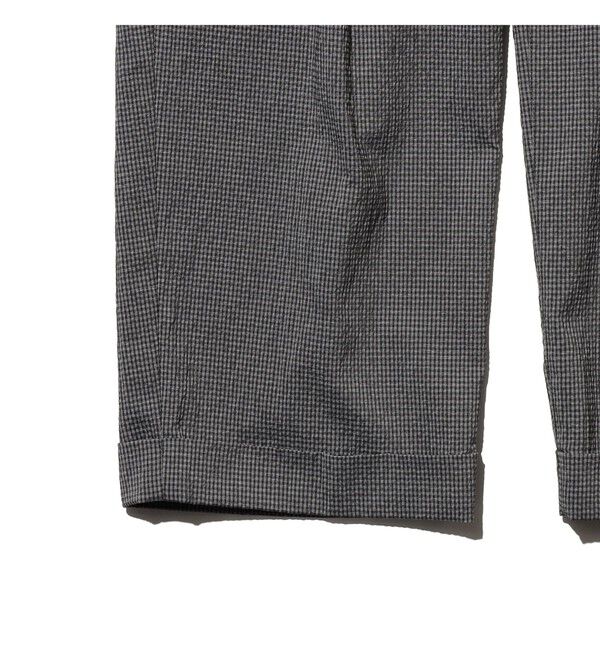 BEAMS PLUS「2 Pleats Anywhere(wear) Seersucker Plaid」|チノ|
