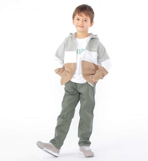 SHIPS KIDS「SHIPS KIDS:100～130cm / SHIPS ロゴ 半袖Tシャツ」|Tシャツ・カットソー|