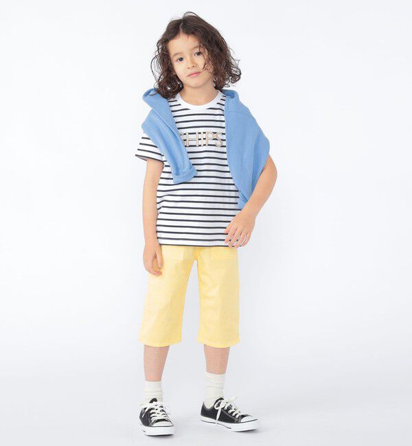 SHIPS KIDS「SHIPS KIDS:100～130cm / SHIPS ロゴ 半袖Tシャツ」|Tシャツ・カットソー|