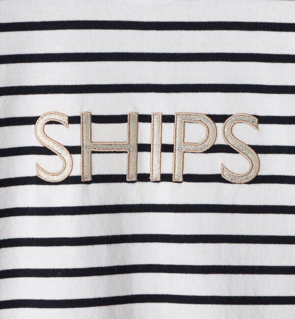 SHIPS KIDS「SHIPS KIDS:100～130cm / SHIPS ロゴ 半袖Tシャツ」|Tシャツ・カットソー|