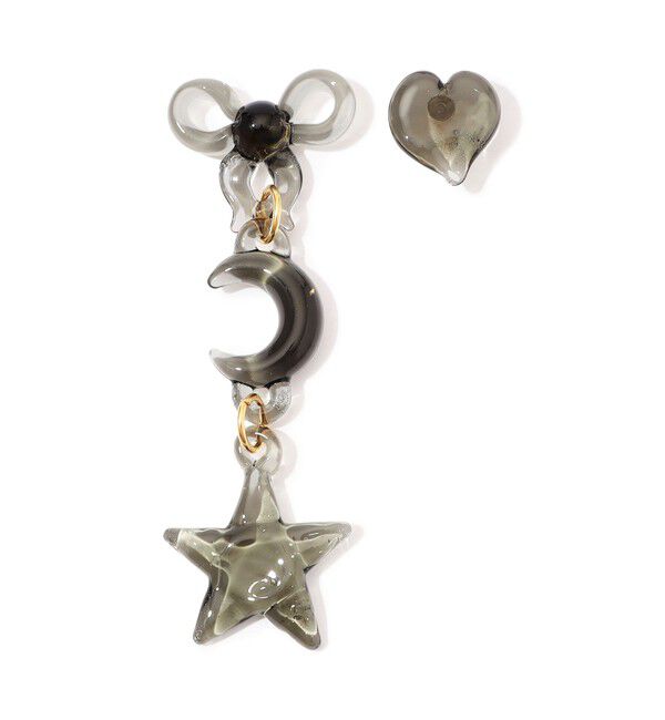 TOMORROWLAND GOODS「LEVENS JEWELS INFINITE CHARM ピアス」|ピアス|18 ブラック系