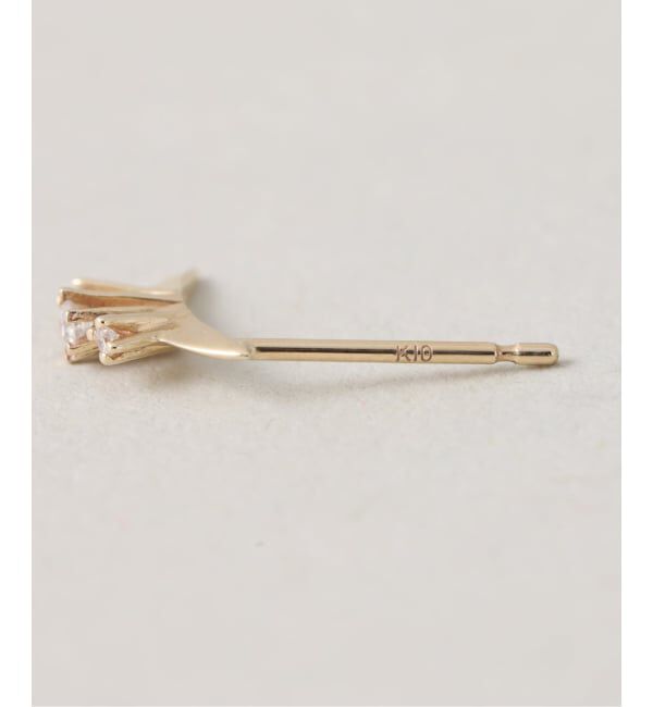 Lilas by Spick&Span「レイディアルダイヤピアス K10（両耳）」|ピアス|
