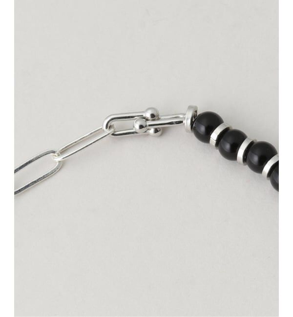 Spick and Span「EO / イオ Pearl&PC Chain Lariat Necklace with O」|ネックレス|