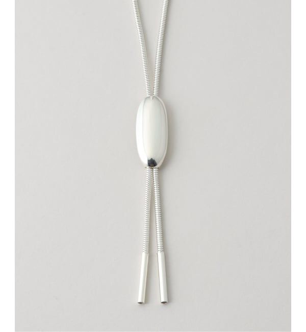 Spick and Span「EO / イオ LOOP TIE NECKLACE」|ネックレス|シルバー