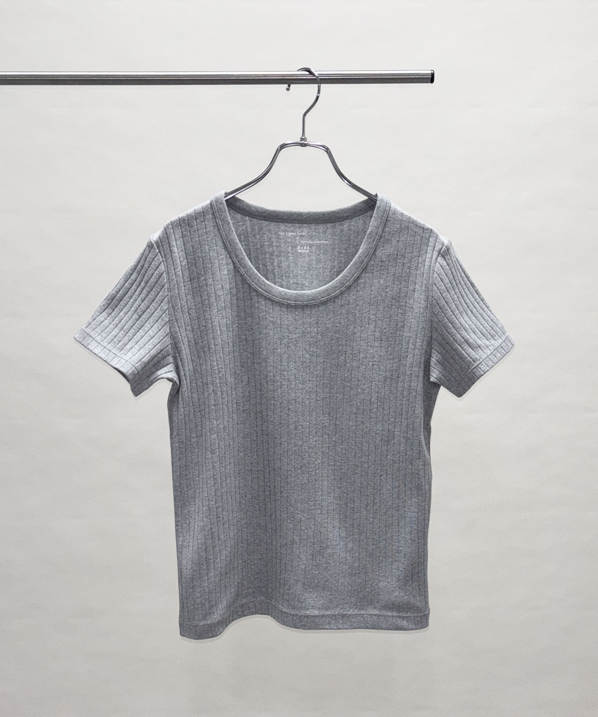 nano･universe「Anti Soaked(R) 汗染み防止コンパクトリブTシャツ」|Tシャツ・カットソー|