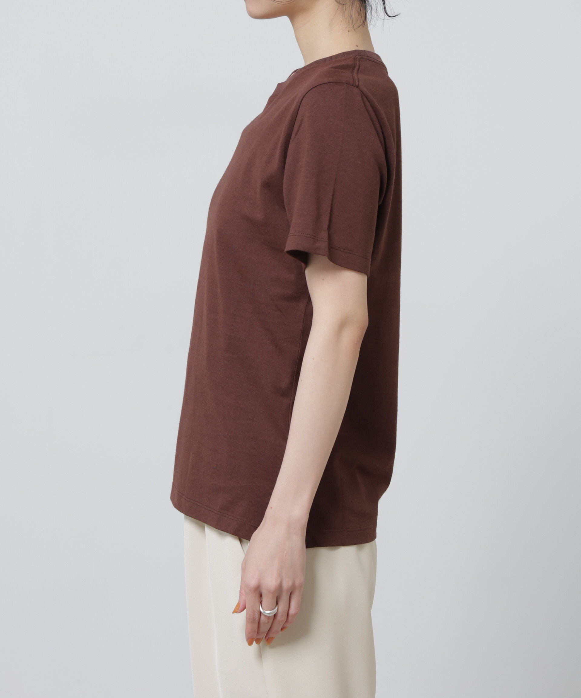 nano･universe「Anti Soaked(R) 汗染み防止カラフルクルーTシャツ」|Tシャツ・カットソー|