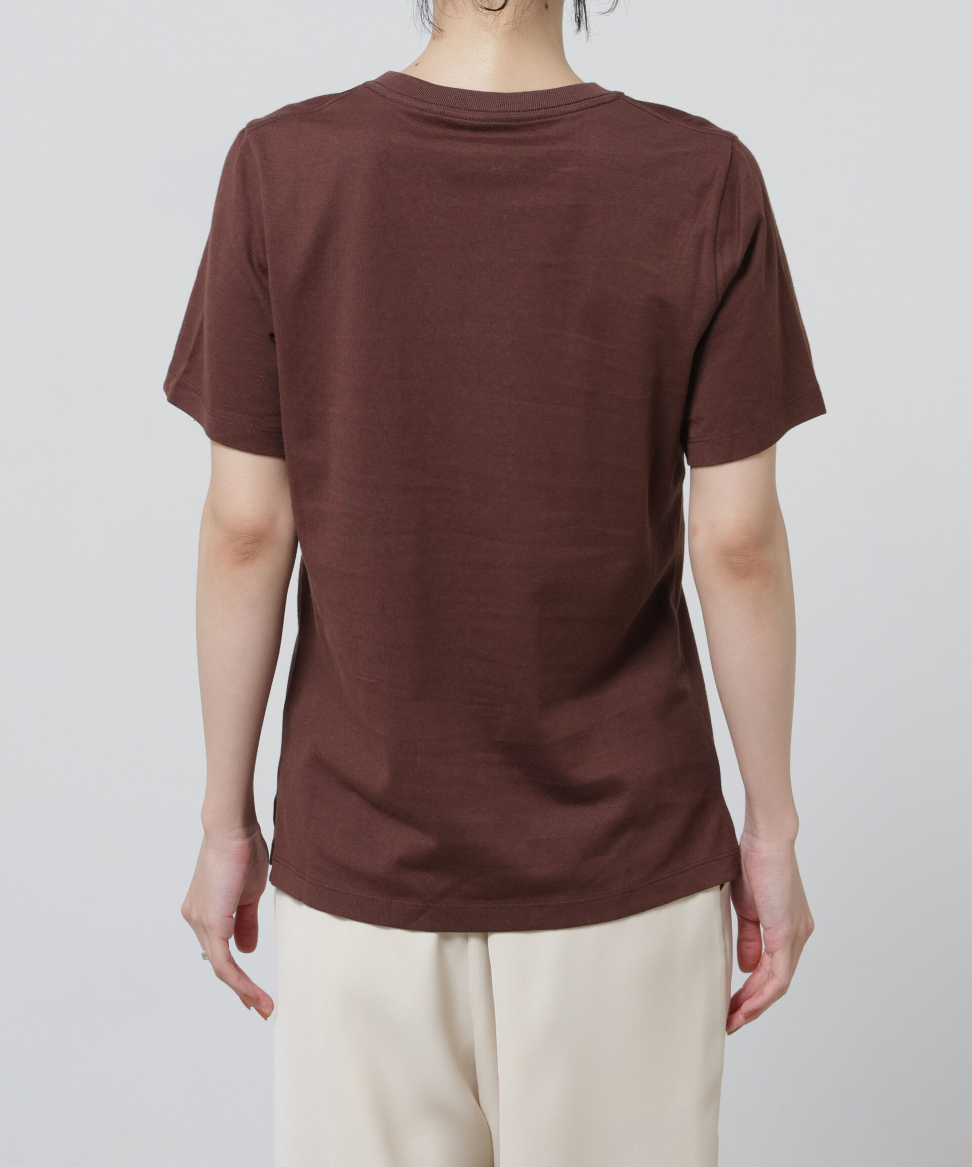 nano･universe「Anti Soaked(R) 汗染み防止カラフルクルーTシャツ」|Tシャツ・カットソー|
