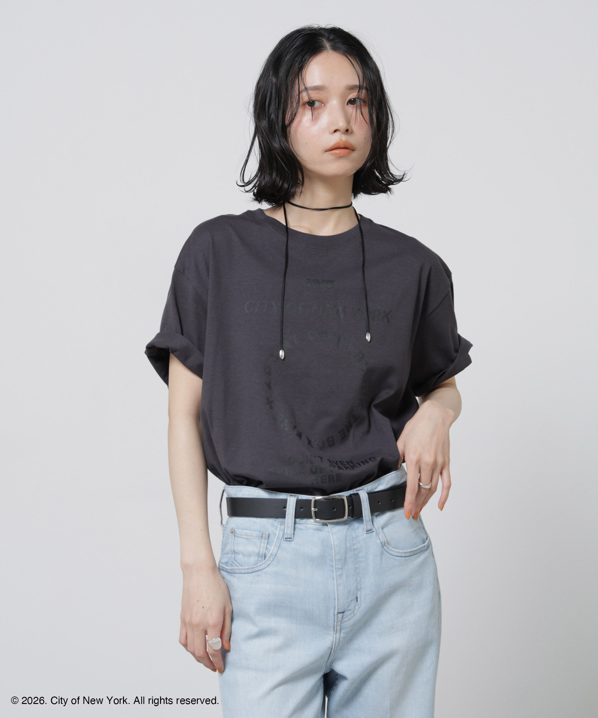 nano･universe「GOOD ROCK SPEED&times;Anti Soaked(R) 汗染み防止 NYC Tシャツ」|Tシャツ・カットソー|パターン43