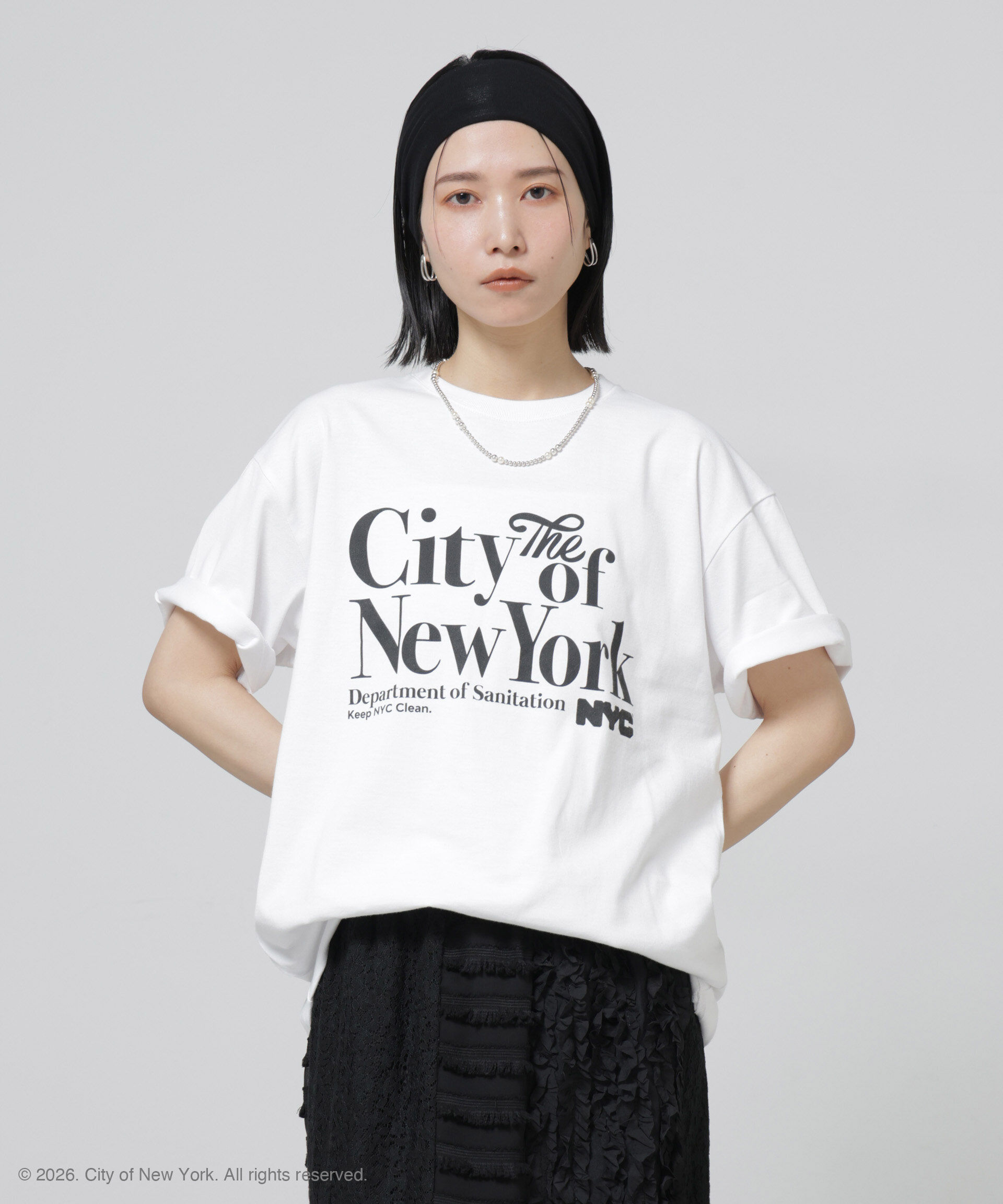 nano･universe「GOOD ROCK SPEED&times;Anti Soaked(R) 汗染み防止 NYC Tシャツ」|Tシャツ・カットソー|