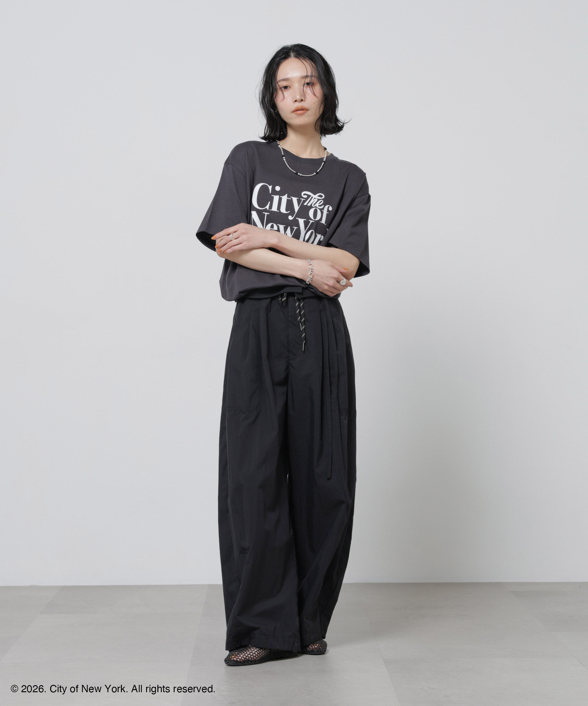 nano･universe「GOOD ROCK SPEED&times;Anti Soaked(R) 汗染み防止 NYC Tシャツ」|Tシャツ・カットソー|