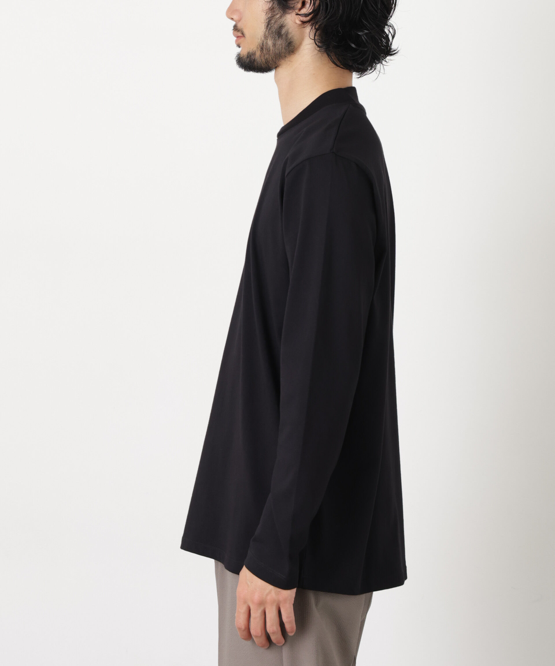 nano･universe「ジャケ(R) クルーネック 長袖」|Tシャツ・カットソー|