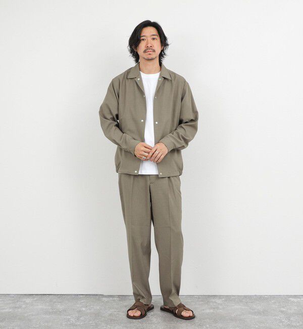 NOLLEY'S goodman「《セットアップ対応》Reflax ワンタックイージーパンツ 26SS」|チノ|