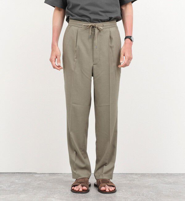 NOLLEY'S goodman「《セットアップ対応》Reflax ワンタックイージーパンツ 26SS」|チノ|