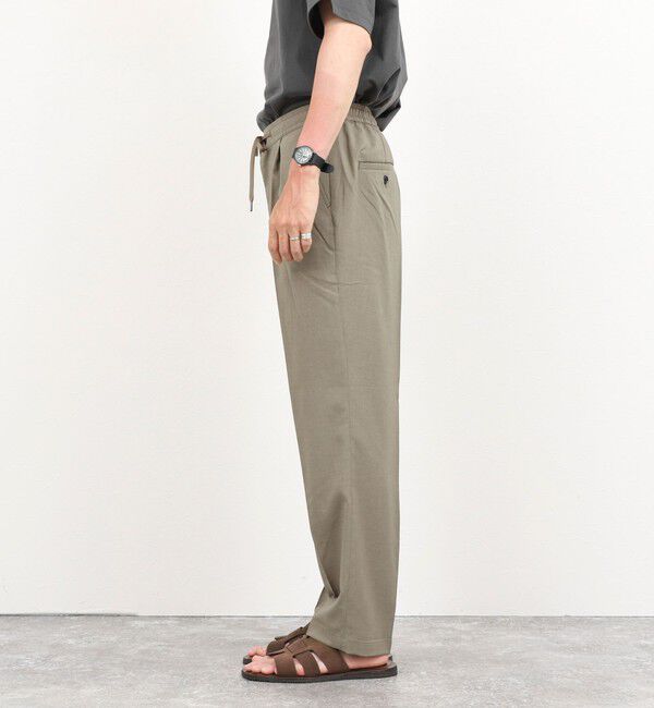 NOLLEY'S goodman「《セットアップ対応》Reflax ワンタックイージーパンツ 26SS」|チノ|