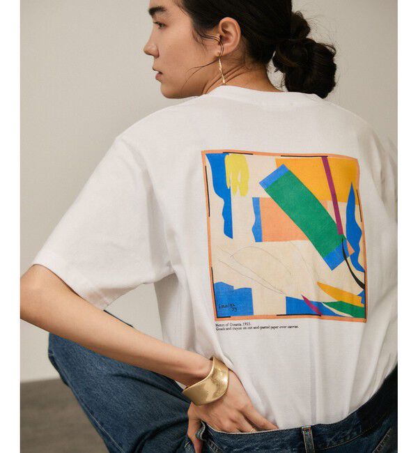 SALON adam et rope'「【WEB限定】マティスアートTシャツ」|Tシャツ・カットソー|ホワイト(10)
