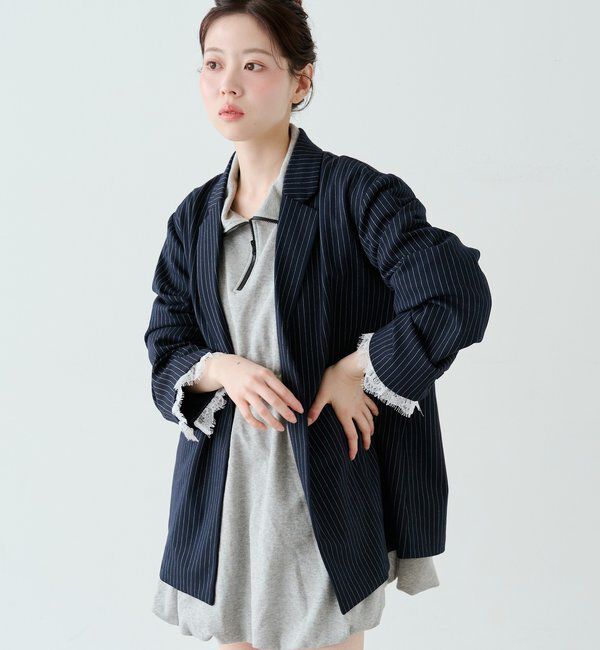  「スウェットバルーンミニワンピース」|ワンピース|