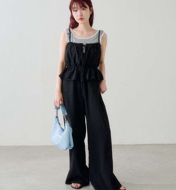  「【4色展開/500mlペットボトル収納可】ラウンドナイロンバッグ」|トートバッグ|