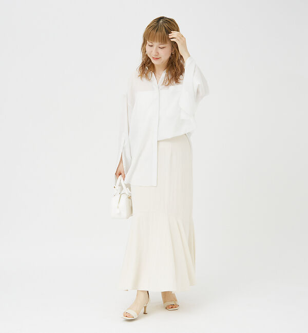 Rouge vif「切替マーメイドスカート」|スカート|