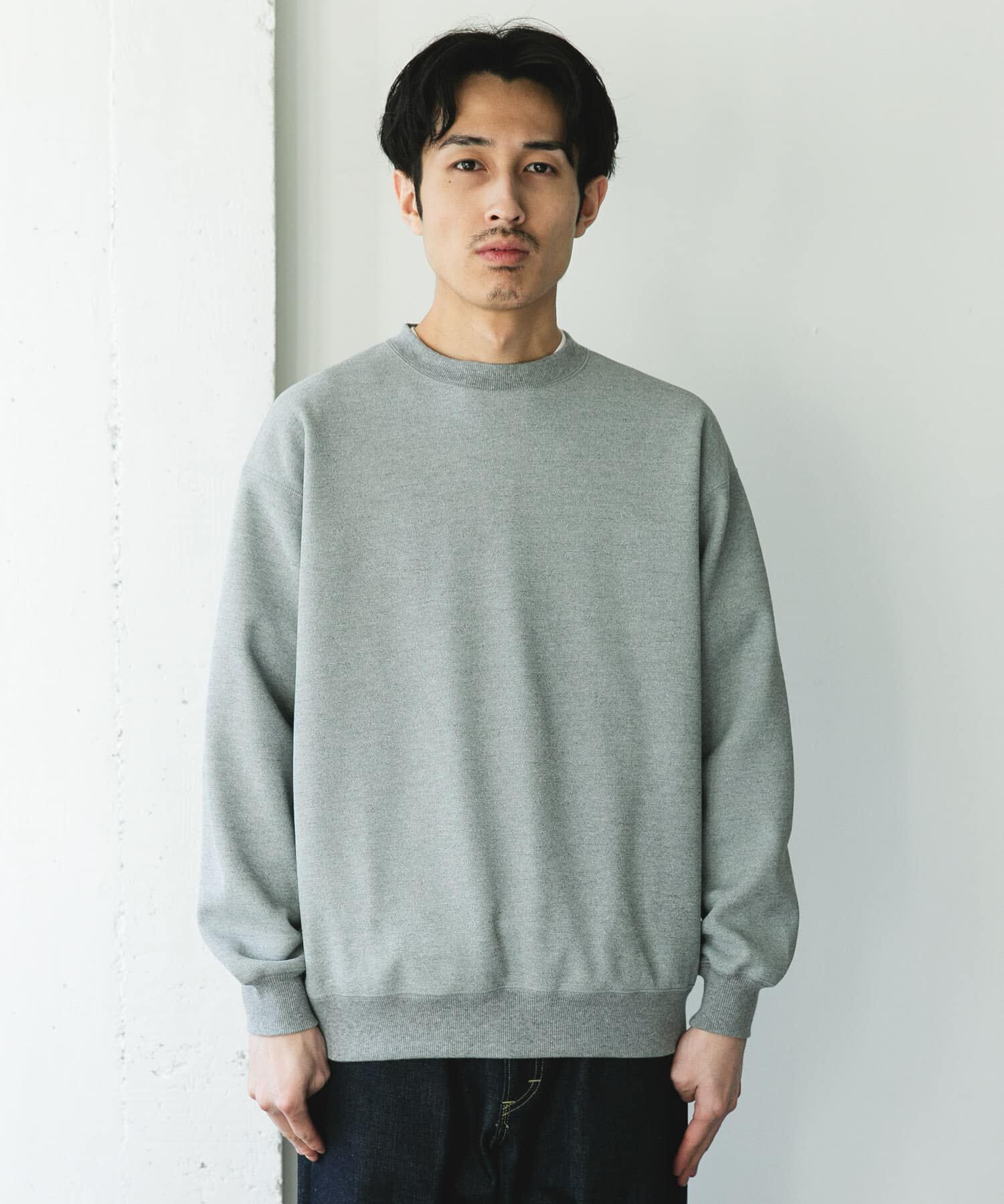 URBAN RESEARCH DOORS「ワッフルフリースクルーネックプルオーバー」|Tシャツ・カットソー|