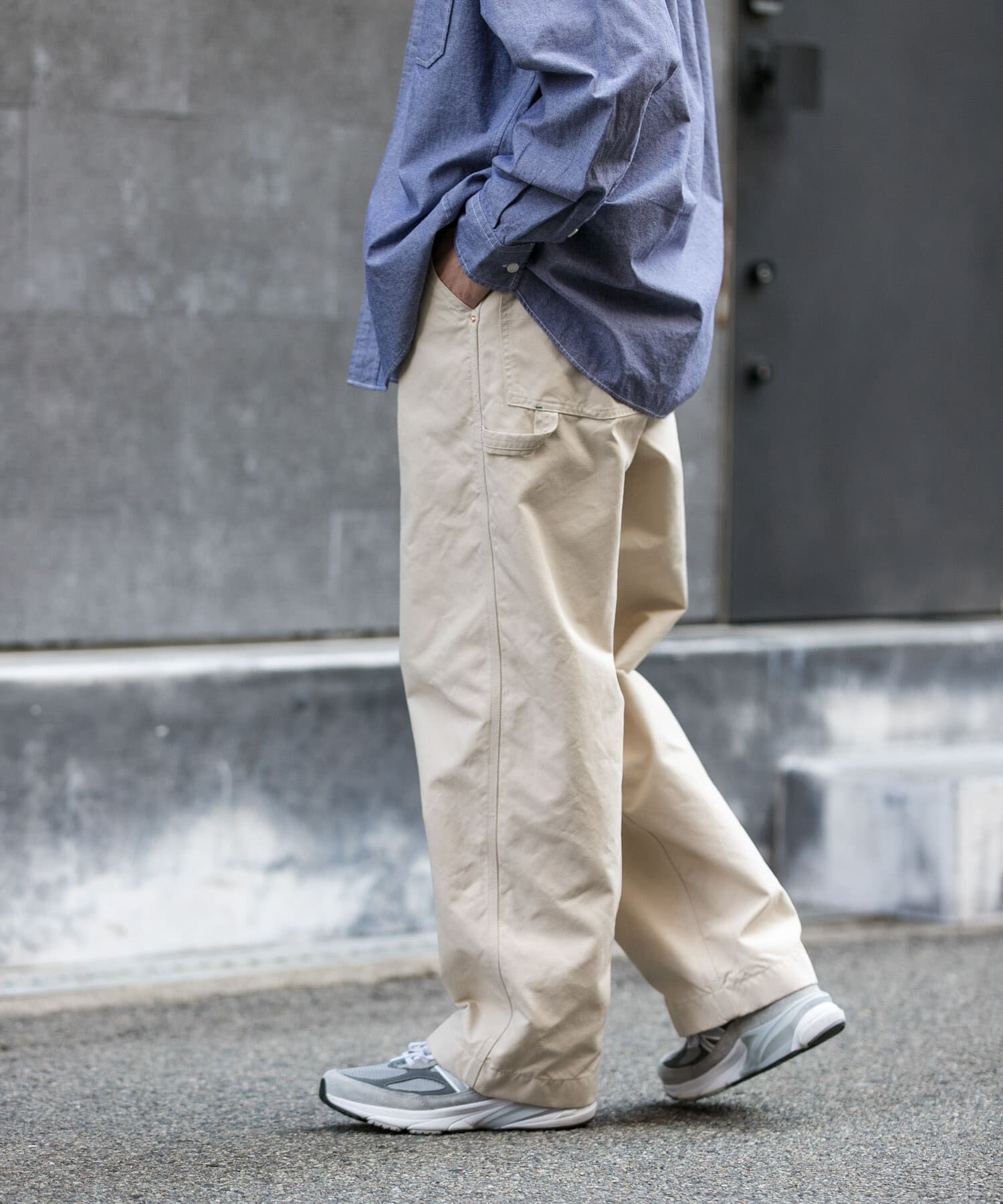 URBAN RESEARCH DOORS「FORK&SPOON　PEダックペインターパンツ」|その他|アイボリー