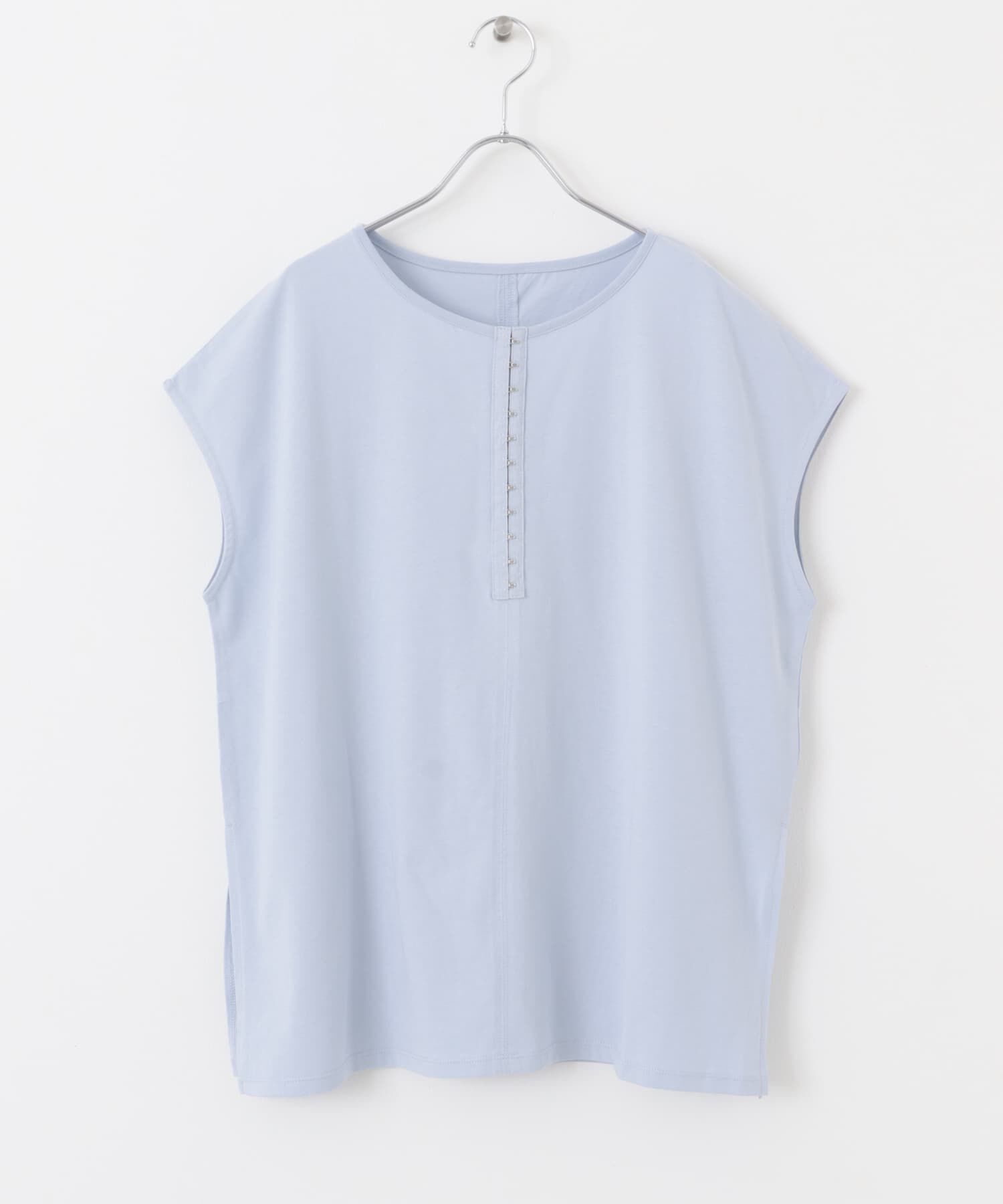 SENSE OF PLACE by URBAN RESEARCH「フロントホックフレンチスリーブカットトップ」|Tシャツ・カットソー|