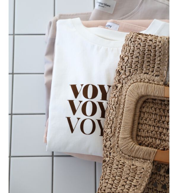 「VOYAGEフロッキーロゴTシャツ」|Tシャツ・カットソー|