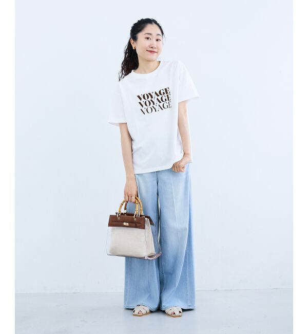  「VOYAGEフロッキーロゴTシャツ」|Tシャツ・カットソー|