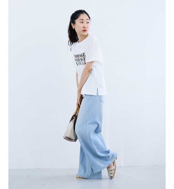  「VOYAGEフロッキーロゴTシャツ」|Tシャツ・カットソー|