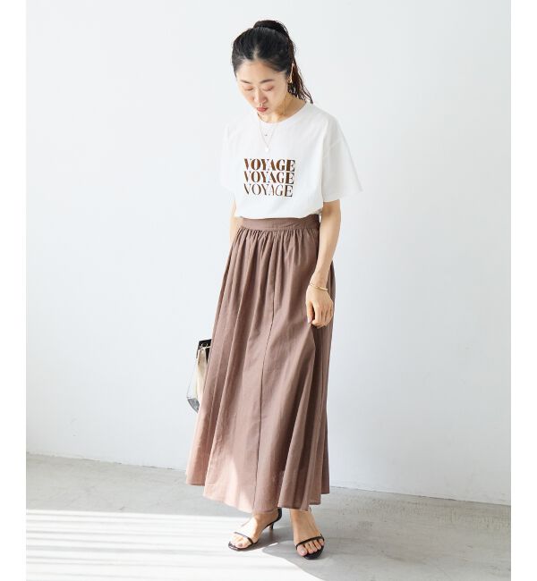  「VOYAGEフロッキーロゴTシャツ」|Tシャツ・カットソー|