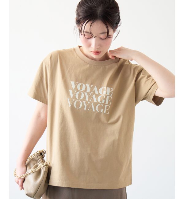  「VOYAGEフロッキーロゴTシャツ」|Tシャツ・カットソー|