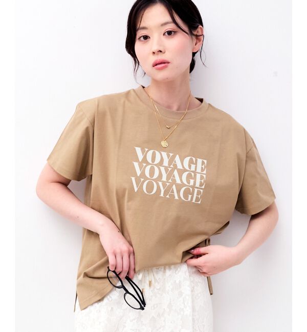  「VOYAGEフロッキーロゴTシャツ」|Tシャツ・カットソー|