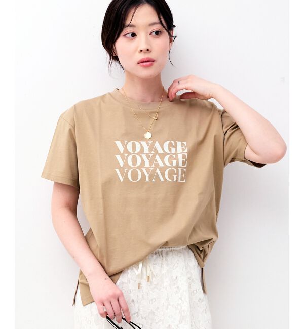  「VOYAGEフロッキーロゴTシャツ」|Tシャツ・カットソー|