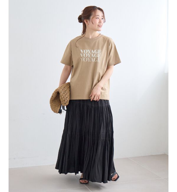  「VOYAGEフロッキーロゴTシャツ」|Tシャツ・カットソー|