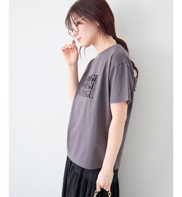 「VOYAGEフロッキーロゴTシャツ」|Tシャツ・カットソー|