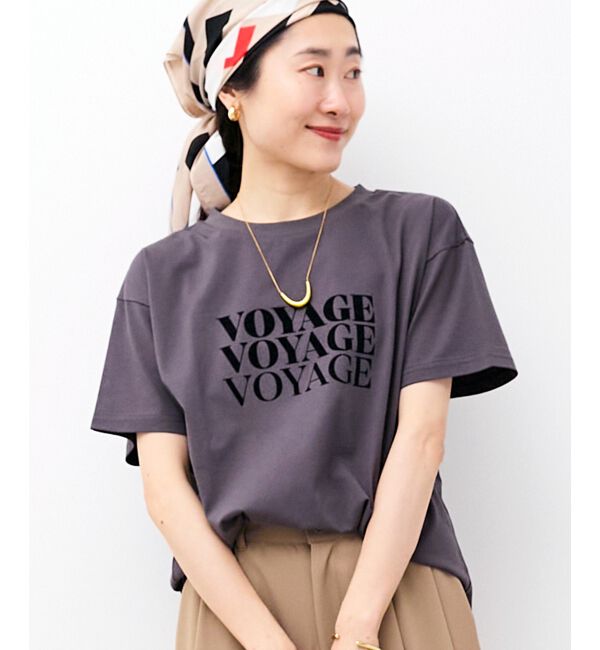  「VOYAGEフロッキーロゴTシャツ」|Tシャツ・カットソー|