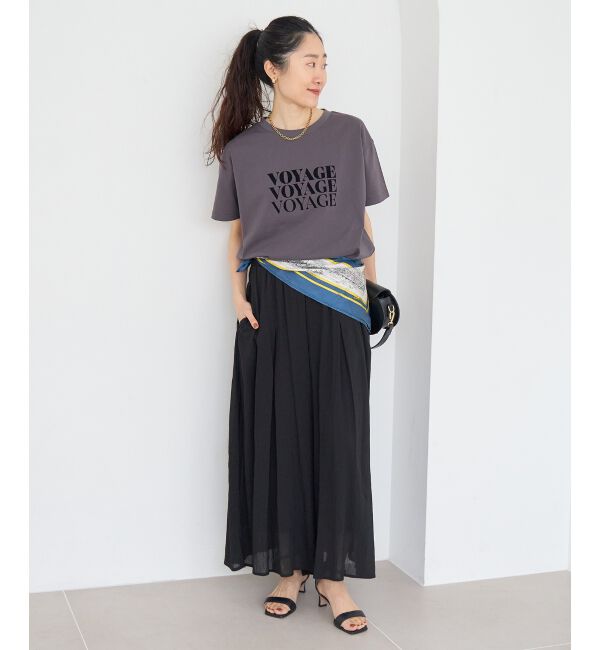  「VOYAGEフロッキーロゴTシャツ」|Tシャツ・カットソー|